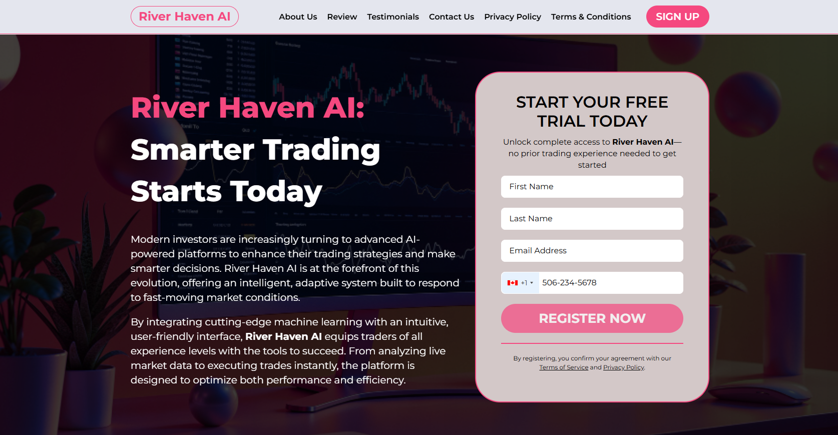 River Haven AI platform interface